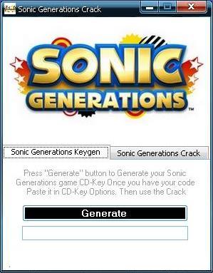 sonic generations pc crack download